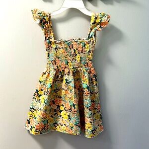 Floral 6-Year-Old Girl’s Smocked Dress - Perfect for Summer Fun!